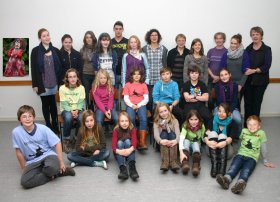 Gruppenfoto vom Nachtreffen der Kinderfreizeit nach Braunlage 2011